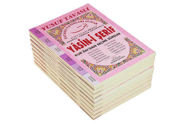 Ekonomik Yasin Kitabı - Çanta Boy - 128 Sayfa - Pembe Renk - Tavaslı Yayınevi - Mevlid Hediyeliği