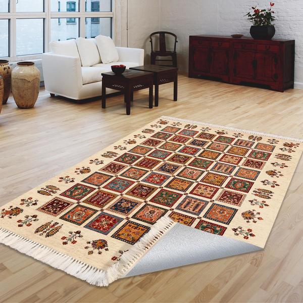 Milano Yıkanabilir Dekoratif Halı Kaymaz Taban | 8mm | MLN-DOT-HT648