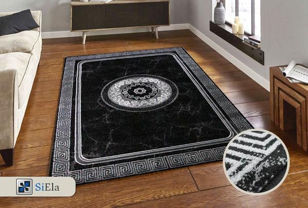 Siela Lurex Collection Tüy Dökmez Halı | Gri | S-9582-Grey