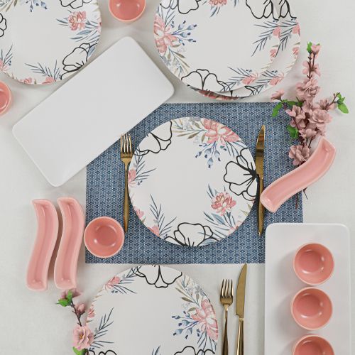 Rossy Breakfast Set 17 Pieces for 6 Persons | ceramics