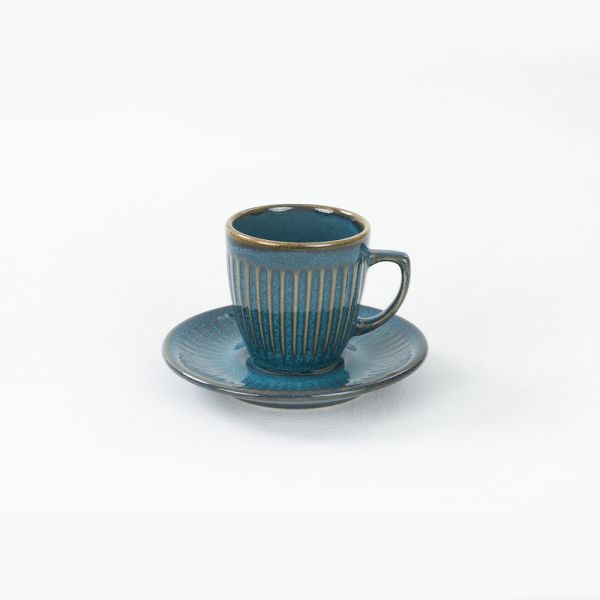 Azure Line Kahve Fincan Takımı 12 Parça 6 Kişilik | Keramika