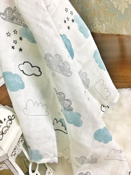 Bayev Müslin Örtü (Puset Örtüsü,Battaniye)-Bulut