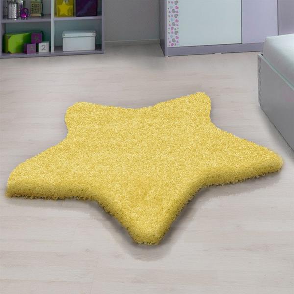 Ayyıldız Star Shaggy Halı | %100 PP | 50 mm | Sarı | 1300-Yellow