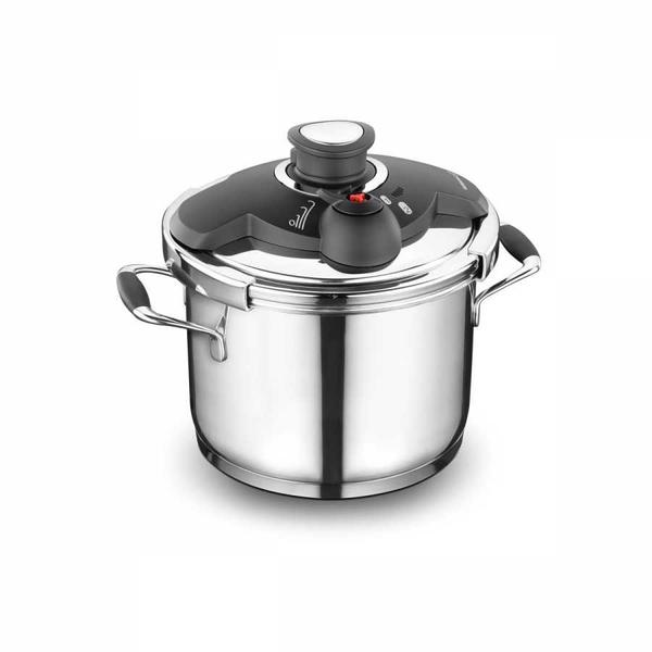 Korkmaz Flora Düdüklü Tencere Siyah | 6 Litre | A159