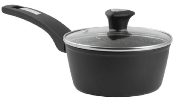 CS-Kochsysteme Marburg Saplı Tencere 16cm | Mermer Kaplama | İndüksion