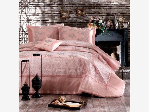 Belinda Yatak Örtüsü Pudra