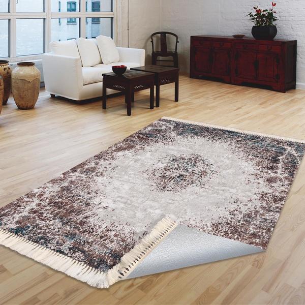 Milano Yıkanabilir Dekoratif Halı Kaymaz Taban | 8mm | MLN-DOT-HT198