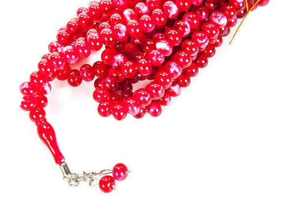 500 Prayer Beads - Red-White (Piece)