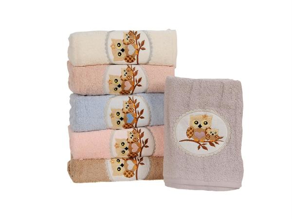 Baykuş El Yüz Havlusu 6'lı