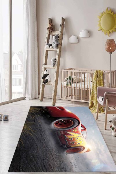 Birkilim Yıkanabilir İpeksi Kaymaz Taban Çocuk Odası Halısı | MLN-IP-HT-1557