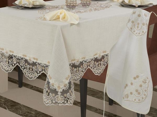 French Laced Beach Lace Küchenset 17 Stück