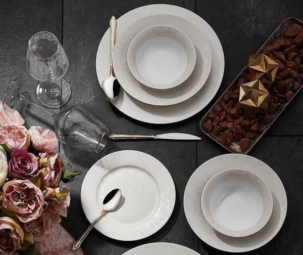 Neva Şuura 24 Parça Yemek Takımı | 6 Kişilik | Yuvarlak | N2564