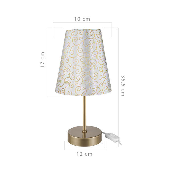 Estelya Abajur Eskitme Ayak Desenli Şapka