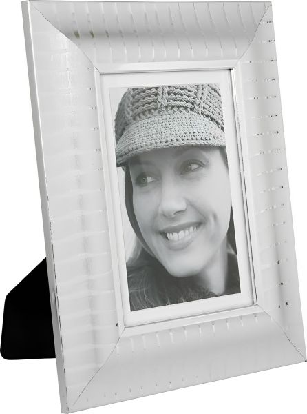 Decorated Picture Frame 10x15cm | Silver