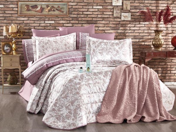 French Guipure Vesna 11 Piece Dowery Set Lilac