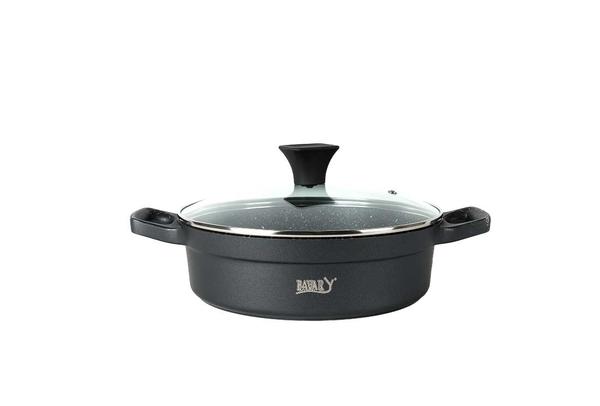 Bavary Granit Tencere | İndüksiyonlu | 24cm | Yüksek Kalite | Siyah | By-khqt24