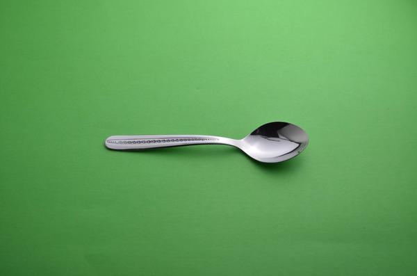 Bayev | Sarmaşık 12 Adet Gümüş Paslanmaz Çelik Tatlı Kaşığı