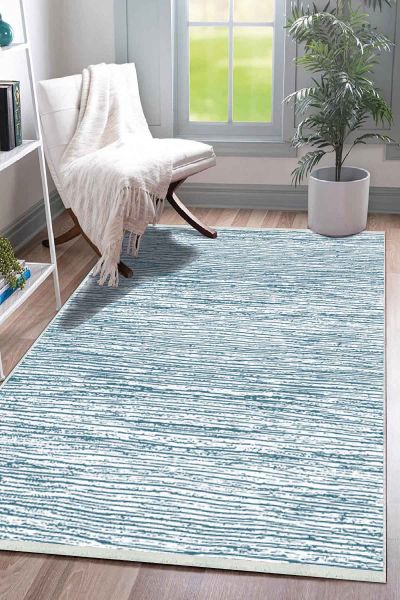 Birkilim Yıkanabilir Dekoratif Halı İpeksi Kaymaz Taban | MLN-IP-SD-380