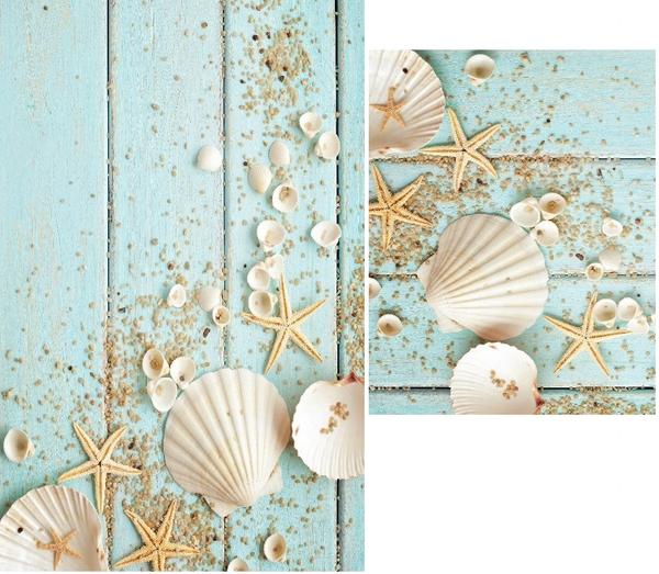 Soley 2`li Kare Paspas Takımı - Shell