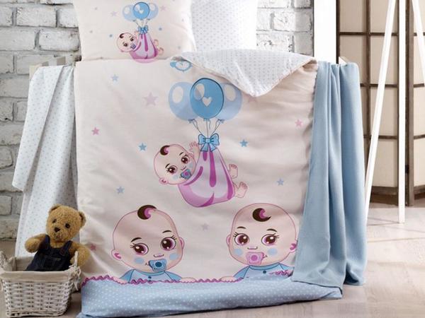 Kristal Bebek Uyku Seti Babies Mavi | Kristal