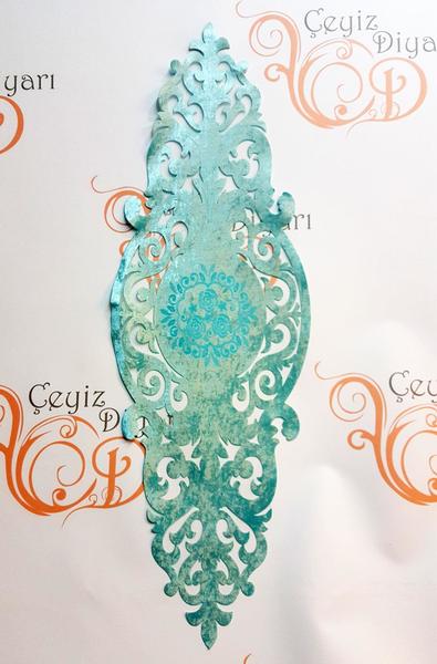 Roseart Velvet Runner تركواز