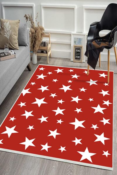 Birkilim Yıkanabilir Dekoratif Halı İpeksi Kaymaz Taban | MLN-IP-HS-539