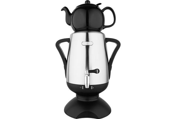 Almina | Elektrikli Semaver | 4.4 Litre | Gümüş Siyah | 220 - 240 V | AL-7572