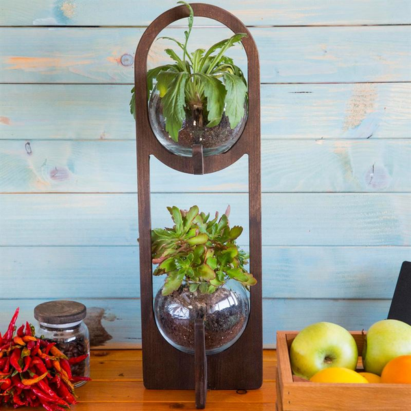 2 KATLI FANUSLU ÇİÇEKLİK