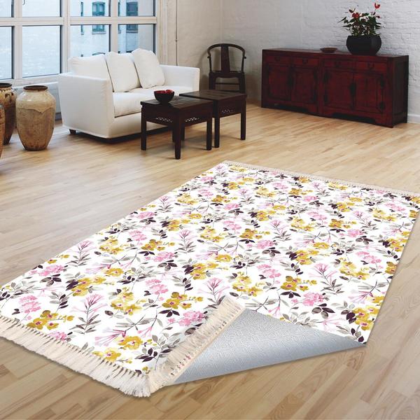 Milano Yıkanabilir Dekoratif Halı Kaymaz Taban | 8mm | MLN-DOT-HT449