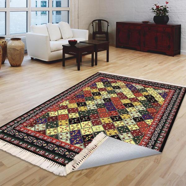 Milano Yıkanabilir Dekoratif Halı Kaymaz Taban | 8mm | Multi | MLN-HK035-1