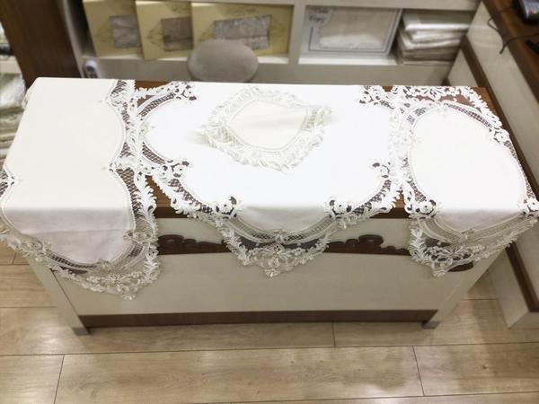 طقم غرفة جلوس فضي 5 قطع من Elfin