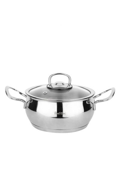 Tantitoni | Basic Paslanmaz Çelik Tencere 16x10cm