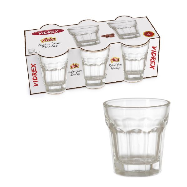 CSA-50 ADA GLASS 6LI COFFEE SIDE CUP 50 CC | IPEK-6900
