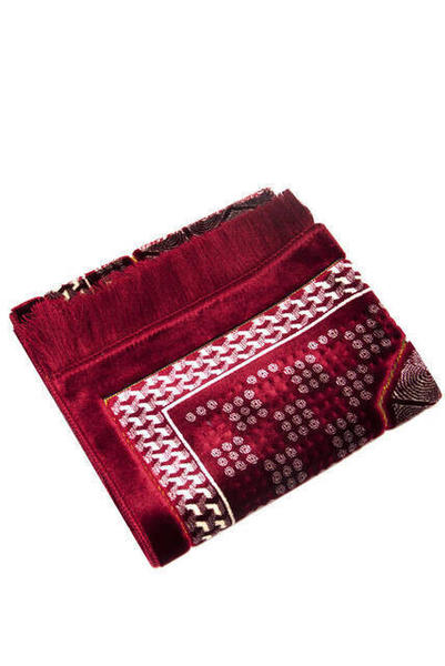 سجادة صلاة بلس - لون احمر