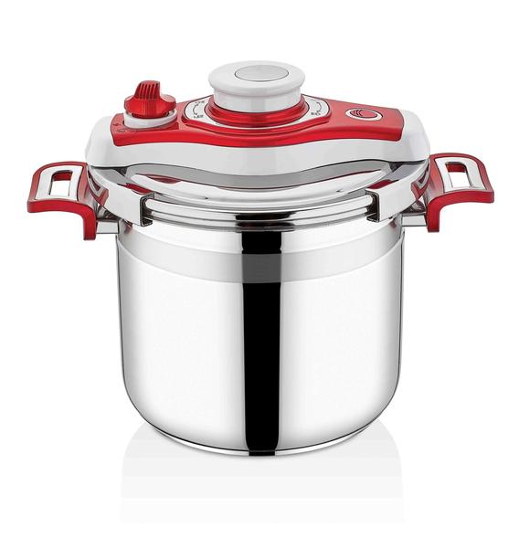 5 Lt Pratik Kirmizi Düdüklü Tencere