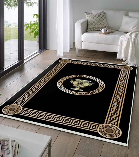 Birkilim Yıkanabilir Dekoratif Halı İpeksi Kaymaz Taban | MLN-IP-SD-527