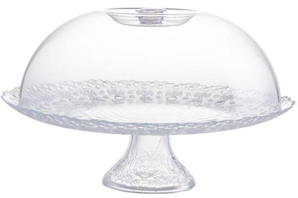 More Şeffaf Kapaklı Pasta Servisi 2 Parça | 10396