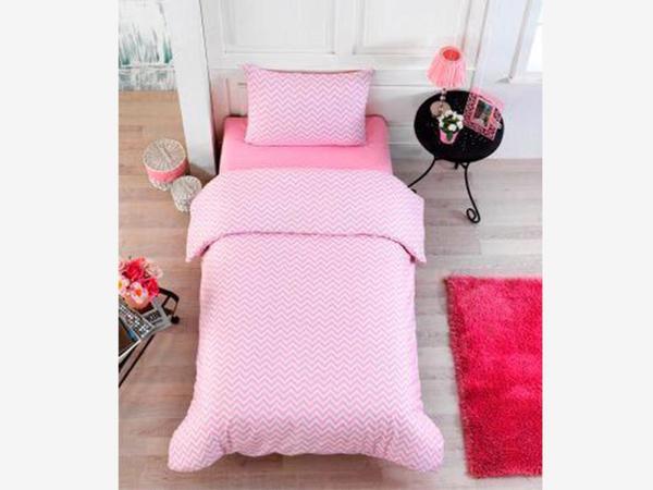 Single Zickzack Bettbezug Set