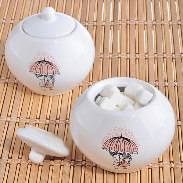 بينك لوف سكر بولة 10 سم قطعتين | كيراميكا