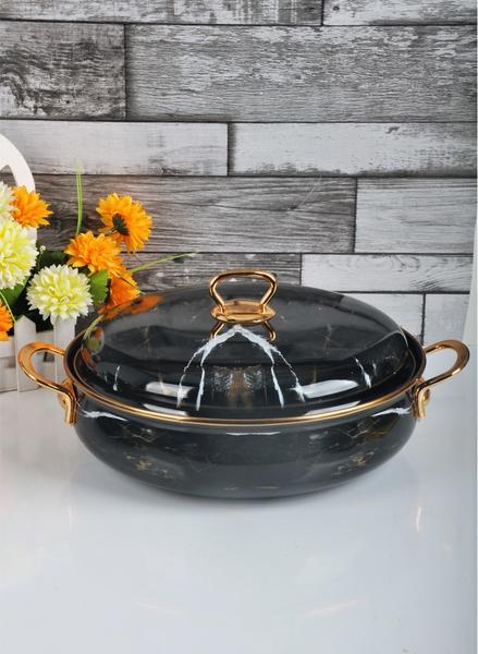 Bayev | 26 Cm İnce Mermer Karnıyarık Tencere