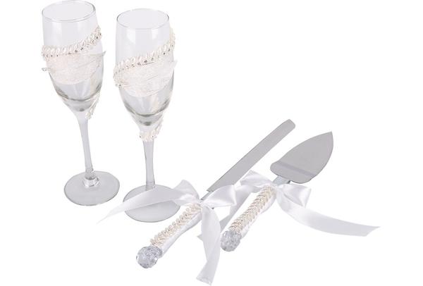 Bavary Düğün Pasta Kesme Seti Lüks | Hediye Kartonlu | By-zsl7-7