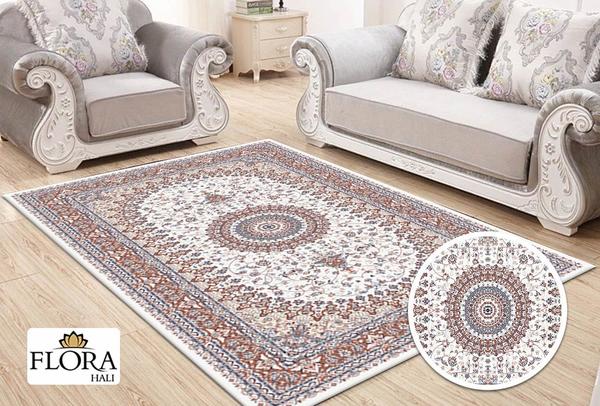 Flora Semerkand Collection Halı | Krem | F-3216A-Cream