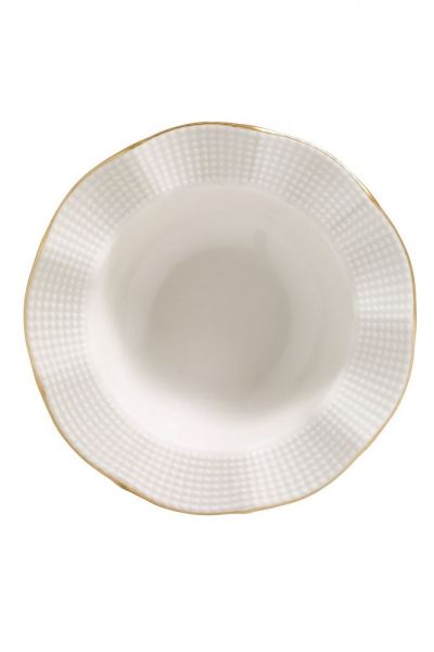 Kütahya Porselen Milena 36 Parça Krem Fileli Yemek Seti