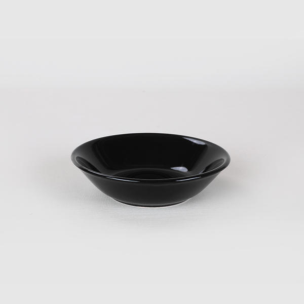 طبق عشاء أسود من هيتيت 18 سم 6 قطع | كيراميكا