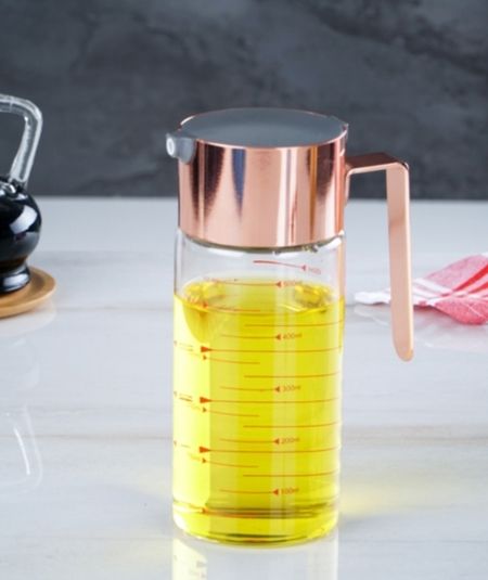 Acar | Matrica Metal Kapaklı Cam Yağdanlık 500 ml