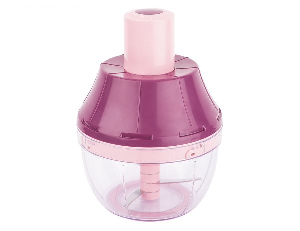 012-04-CHERRY PINK PRESSED PRACTICAL Chopper 700ML