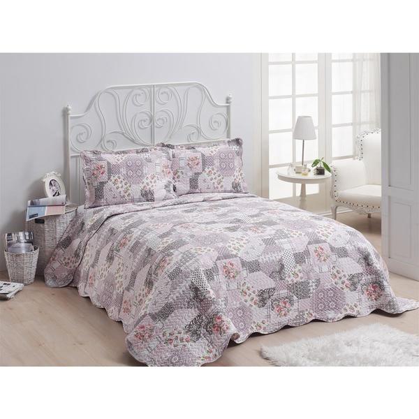 طقم غطاء سرير مزدوج مبطن من أناتوليا تكس -12543-01