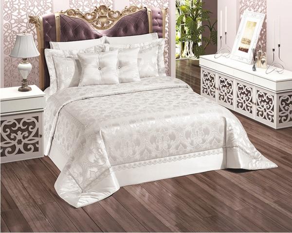 Belenay Çift Kişilik Yatak Örtüsü - Saraylım Krem