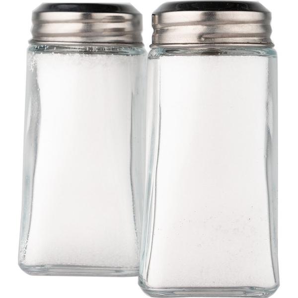 Dekonaz | 2'li Biberlik Tuzluk | Cam | Paslanmaz Çelik | Al-6094