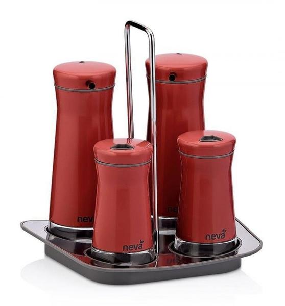 Neva Sweet Evrensel Baharat Seti | 5 Adet | Kırmızı